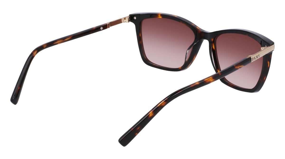Sunglasses Dkny DK539S N (237) color dark tortoise shape rectangle lenses gradient brown