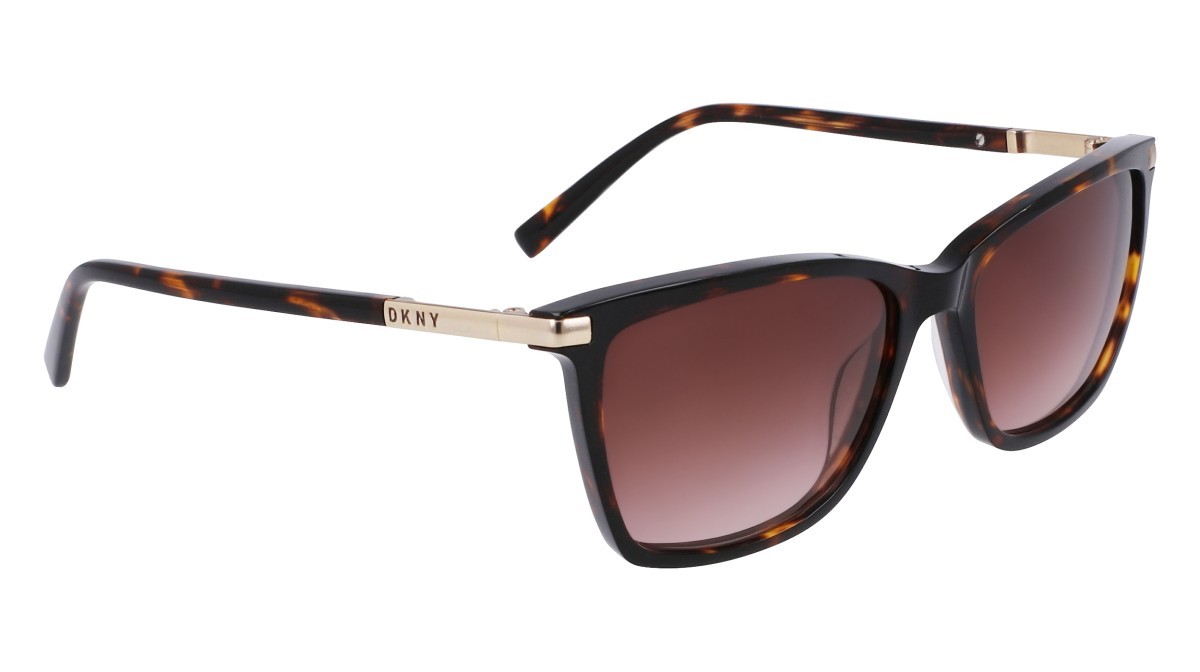 Sunglasses Dkny DK539S N (237) color dark tortoise shape rectangle lenses gradient brown
