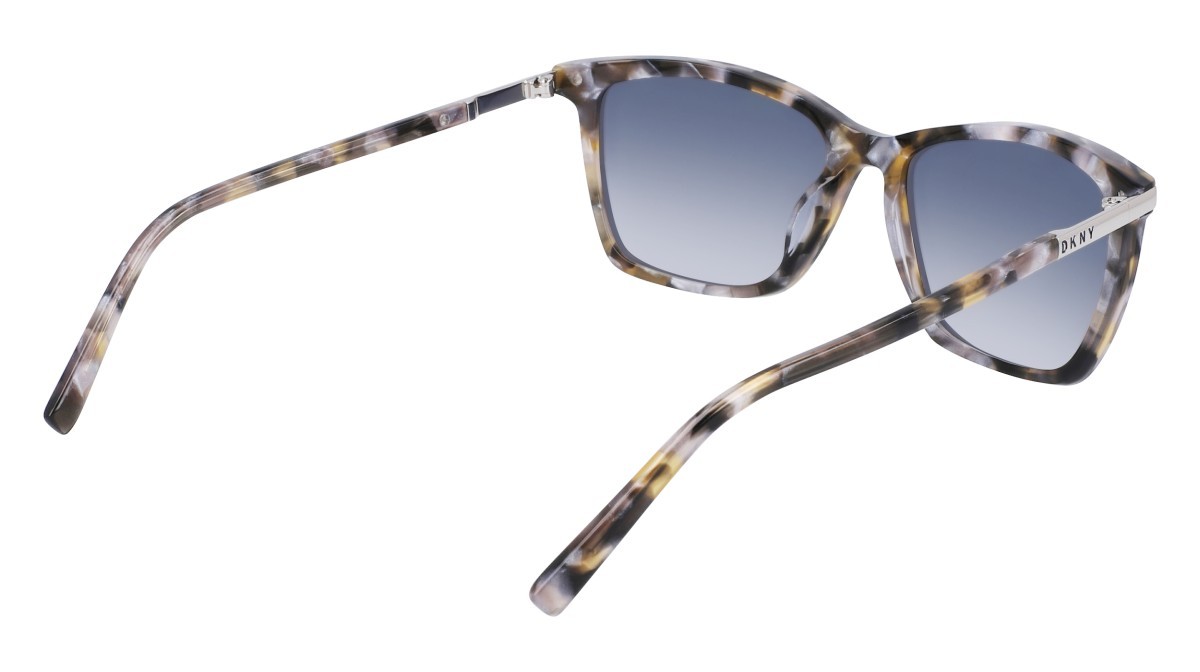 Sunglasses Dkny DK539S N (425) color tortoise/pearlized blue shape rectangle lenses navy double gradient