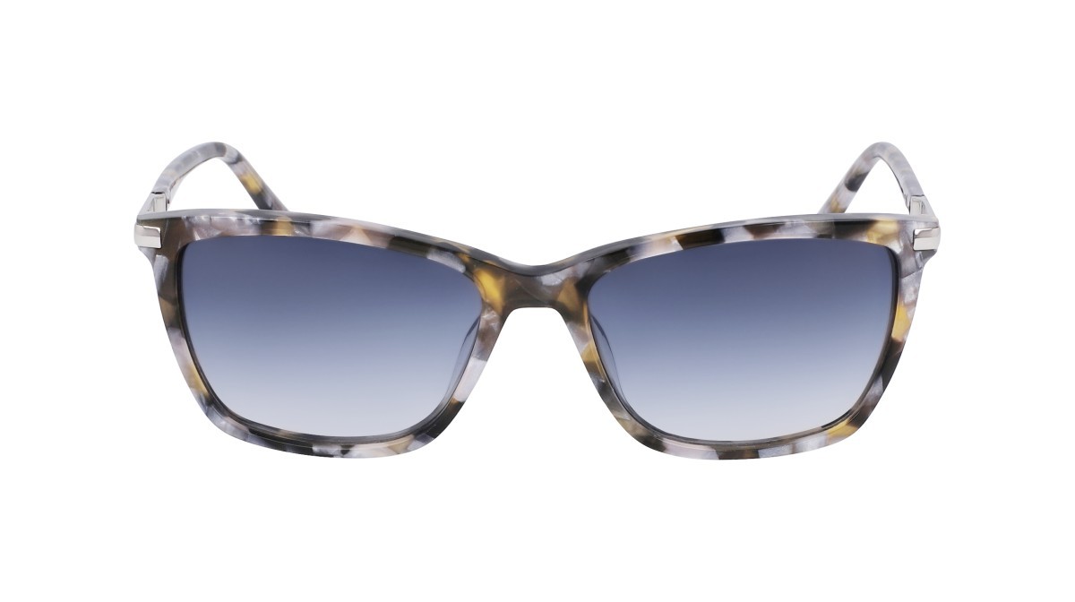 Sunglasses Dkny DK539S N (425) color tortoise/pearlized blue shape rectangle lenses navy double gradient
