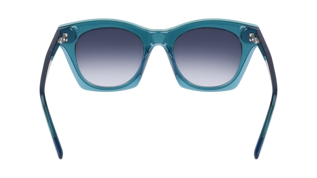 Sonnenbrillen Dkny DK541S (430) farbe green/blue form cat-eye gläser gradient blue