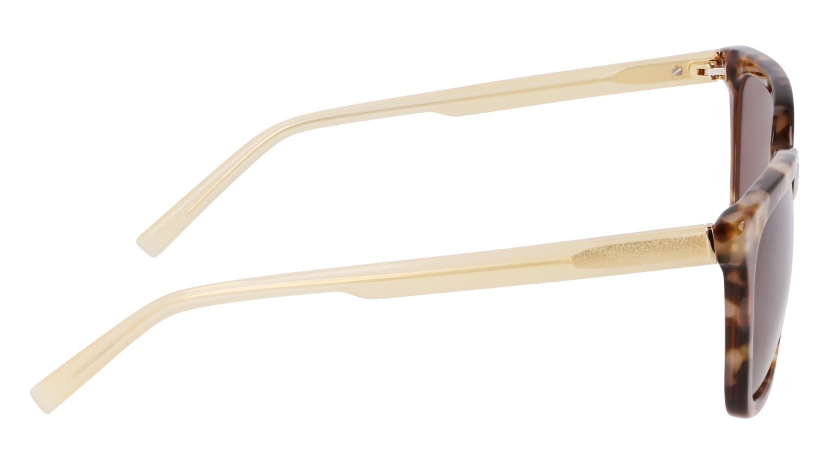 Sunglasses Dkny DK546S (243) color iridescent honey tortoise shape square lenses solid brown