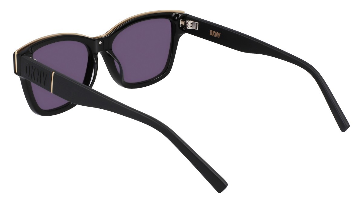 Sunglasses Dkny DK549S (001) color black shape cat eye lenses grey