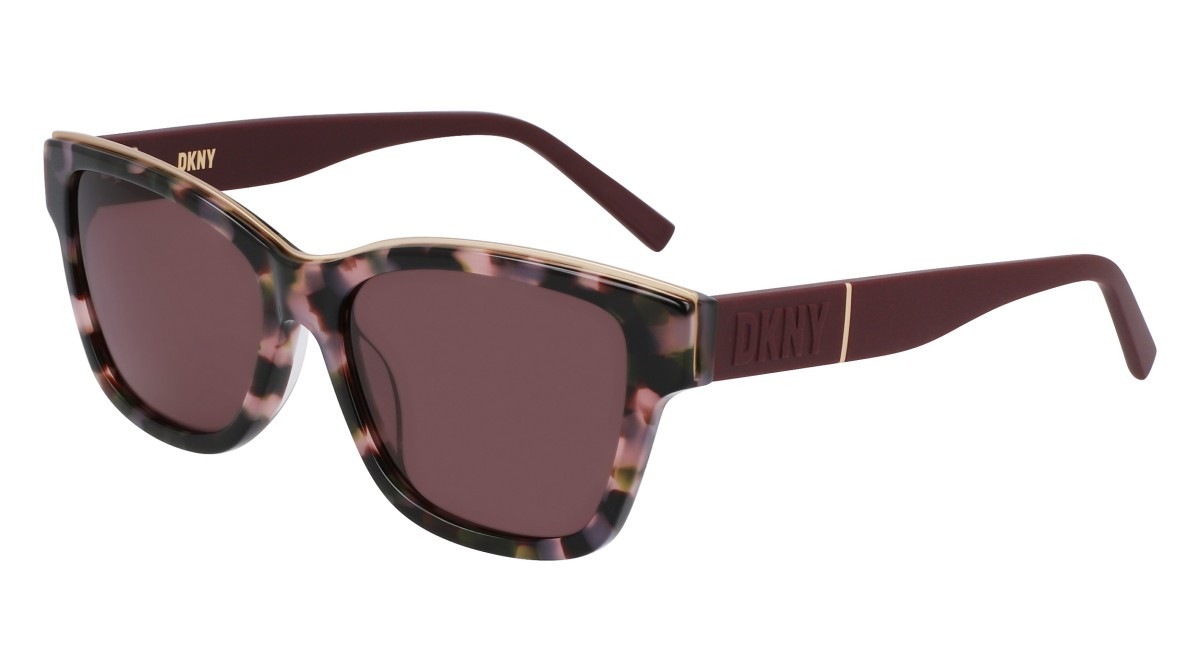 Sonnenbrillen Dkny DK549S (265) farbe blush tortoise form cat-eye gläser solid brown