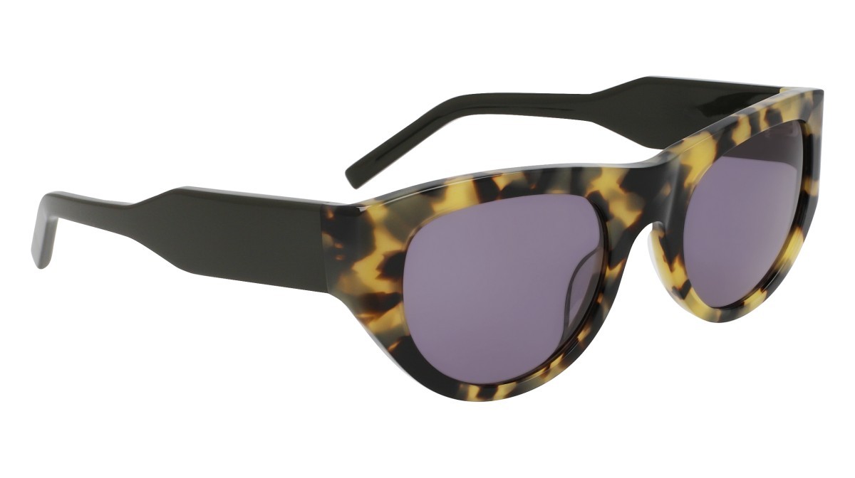 Sunglasses Dkny DK550S (281) color tokyo tortoise shape oval lenses smoke solid