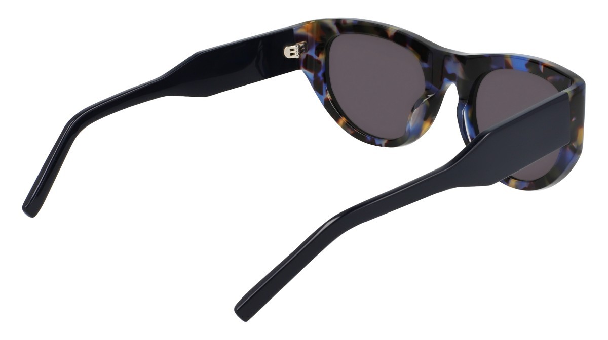 Sunglasses Dkny DK550S (405) color blue tortoise shape oval lenses solid smtruee