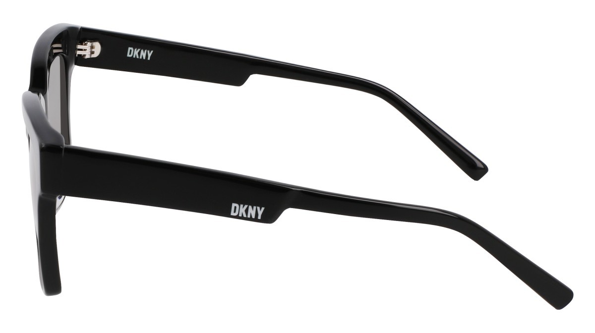 Sunglasses Dkny DK551S (001) color black shape cat eye lenses smoke/brown gradient