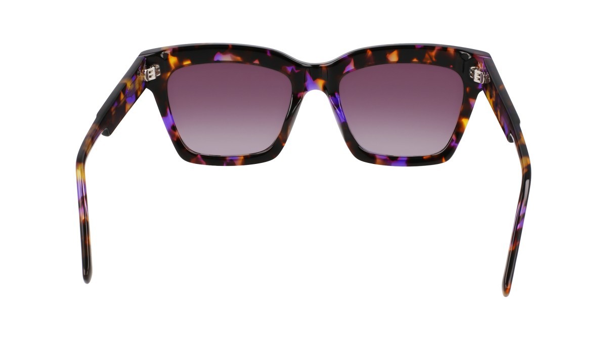 Sunglasses Dkny DK551S (540) color violet tortoise shape cat eye lenses gradient violet grey