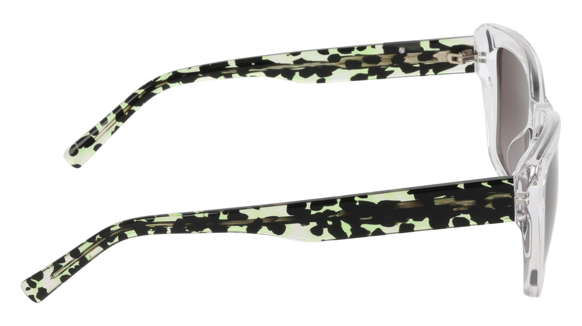 Sunglasses Dkny DK554S (000) color crystal clear shape butterfly lenses gradient grey