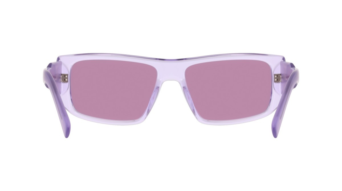 Sunglasses Dkny DK555S (520) color crystal lilac shape rectangle lenses lilac flash