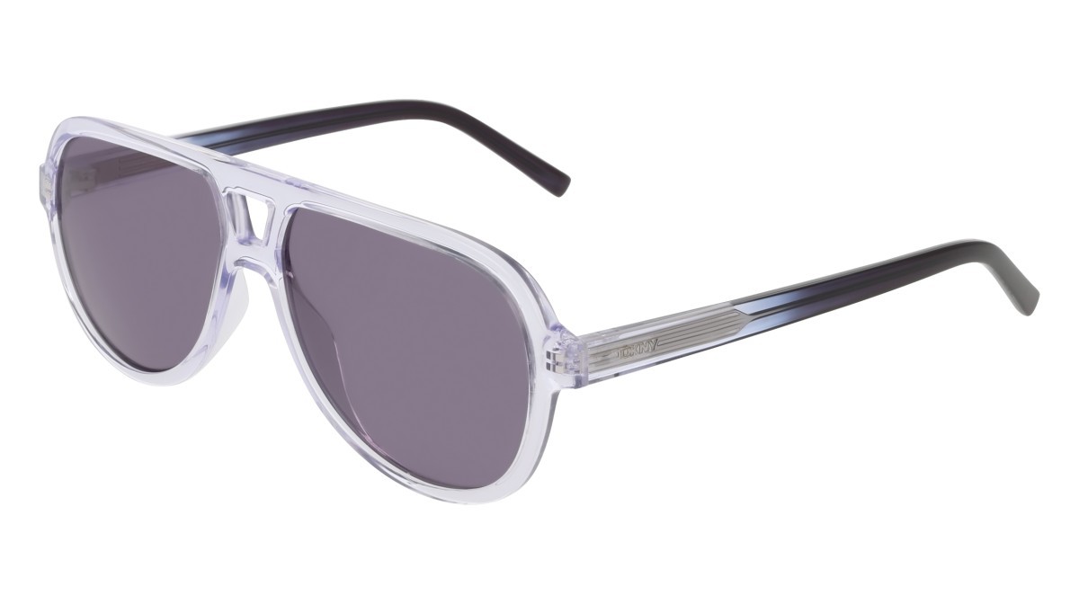 Sunglasses Dkny DK556S (000) color crystal clear shape aviator lenses smoke solid