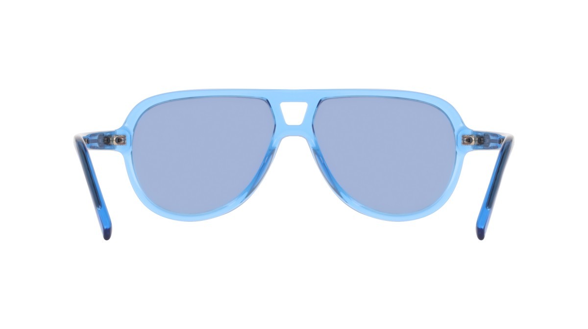 Sunglasses Dkny DK556S (400) color crystal blue shape aviator lenses solid blue
