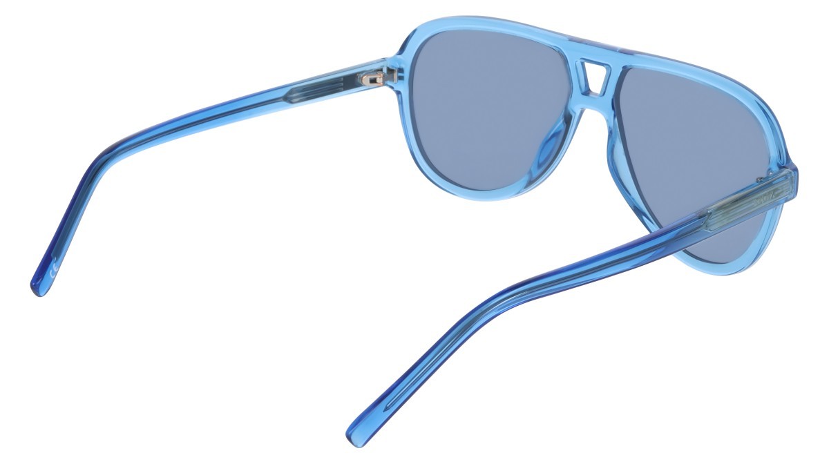 Sunglasses Dkny DK556S (400) color crystal blue shape aviator lenses solid blue