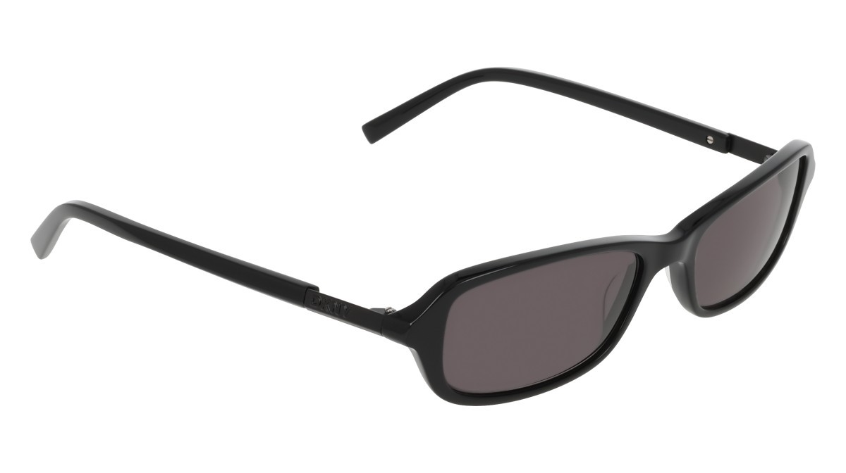 Sunglasses Dkny DK557S (001) color black shape rectangle lenses solid smtruee
