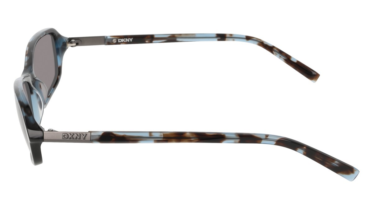 Sunglasses Dkny DK557S (405) color blue tortoise shape rectangle lenses solid smtruee