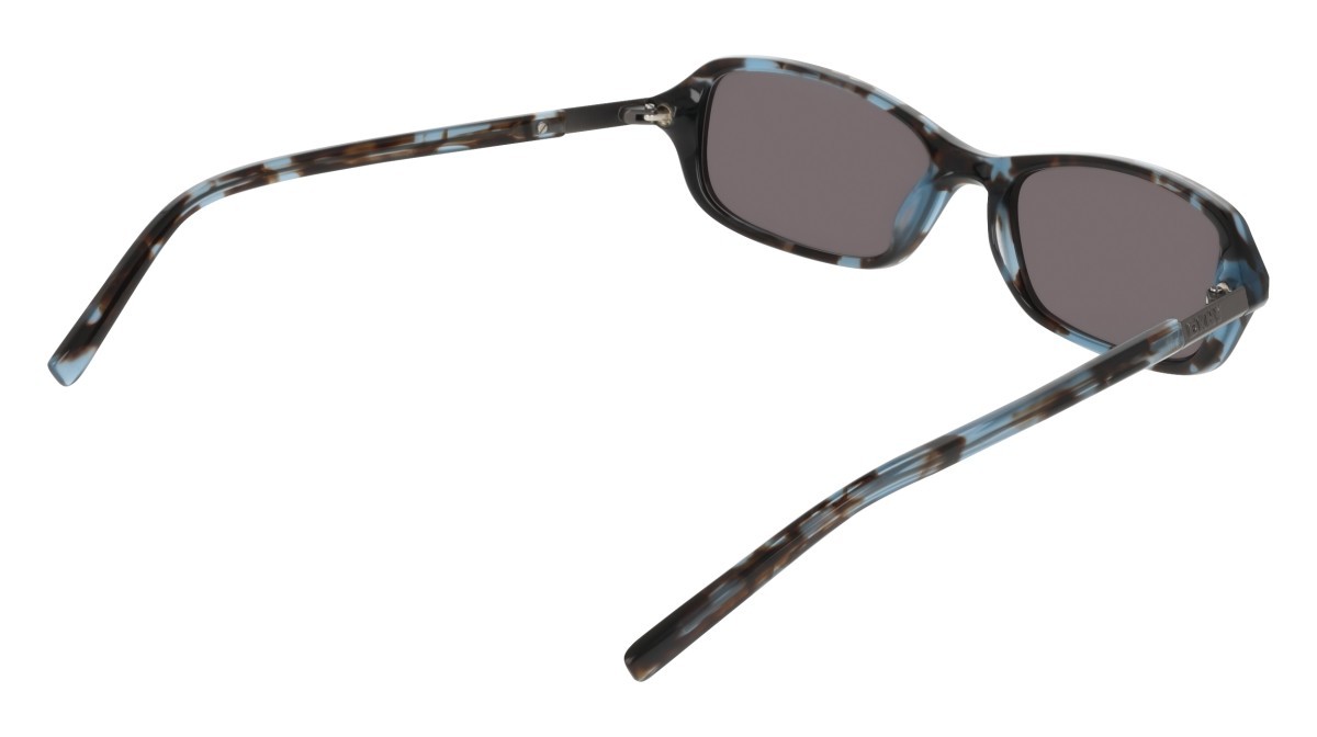 Sunglasses Dkny DK557S (405) color blue tortoise shape rectangle lenses solid smtruee