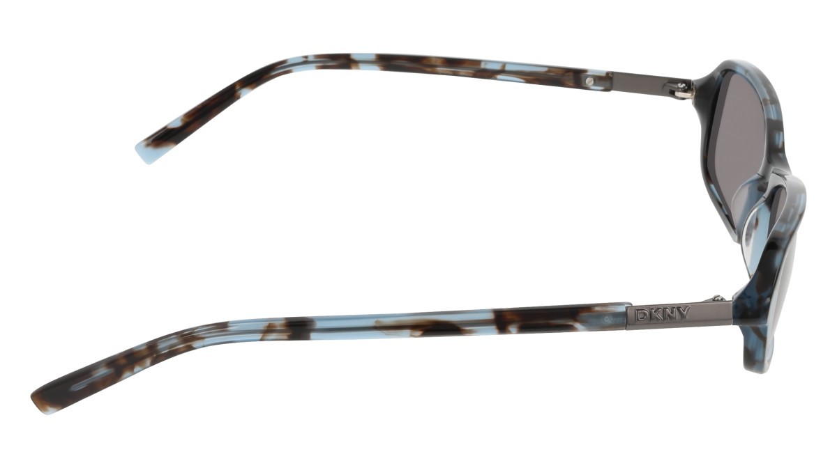 Sunglasses Dkny DK557S (405) color blue tortoise shape rectangle lenses solid smtruee