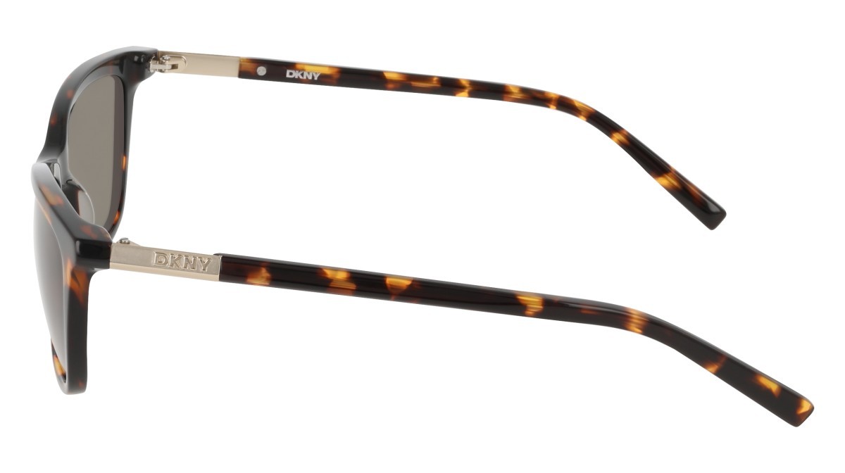 Sunglasses Dkny DK558S (237) color dark tortoise shape cat eye lenses solid green