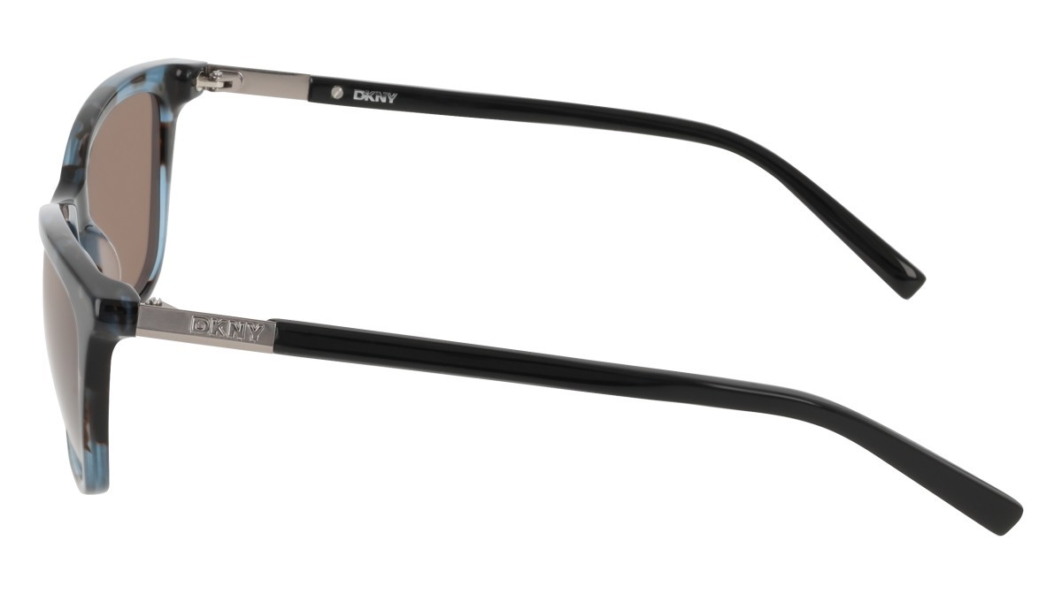 Sunglasses Dkny DK558S (405) color blue tortoise shape cat eye lenses solid brown