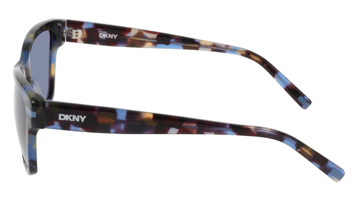 Sunglasses Dkny DK559S (405) color blue tortoise shape rectangle lenses blue solid
