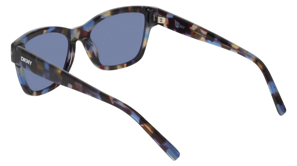 Sunglasses Dkny DK559S (405) color blue tortoise shape rectangle lenses blue solid