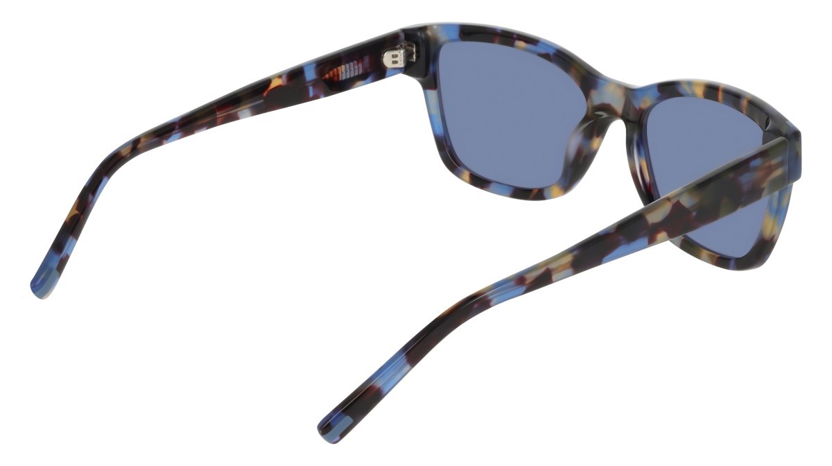 Sunglasses Dkny DK559S (405) color blue tortoise shape rectangle lenses blue solid