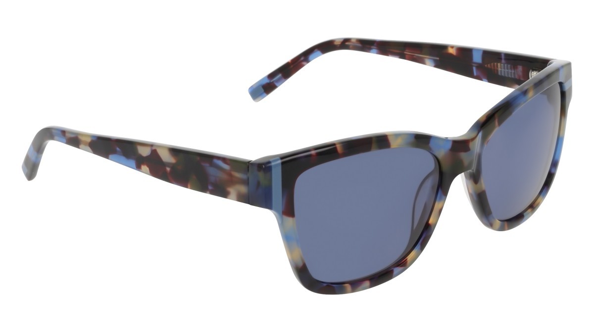 Sunglasses Dkny DK559S (405) color blue tortoise shape rectangle lenses blue solid