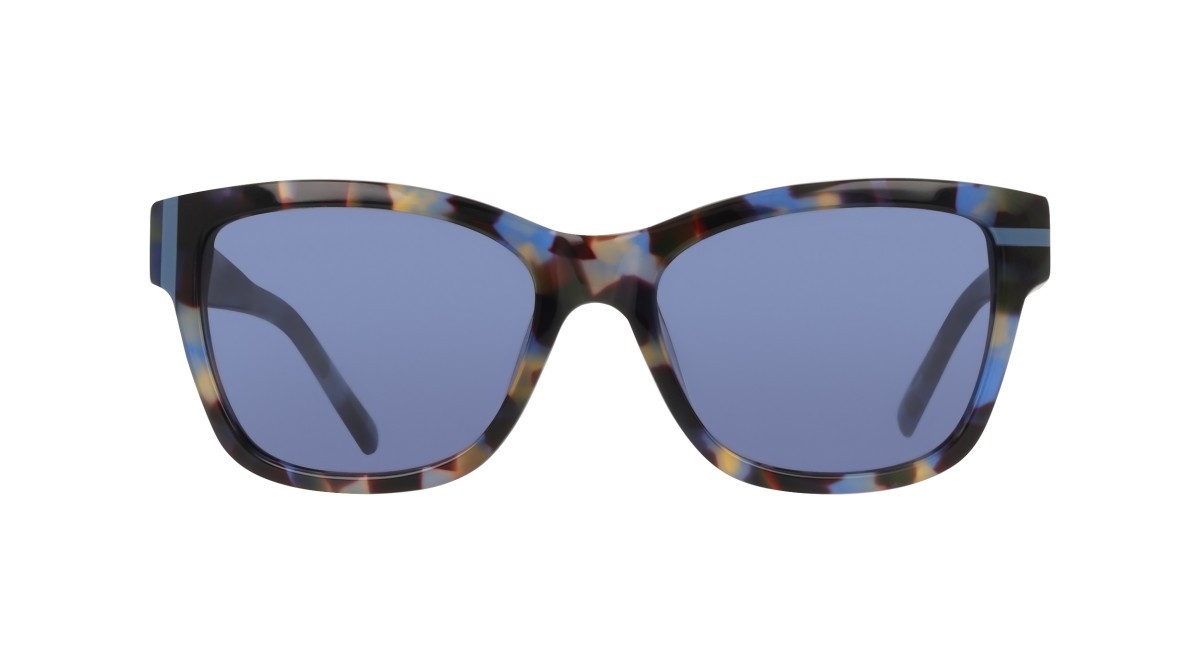 Sunglasses Dkny DK559S (405) color blue tortoise shape rectangle lenses blue solid