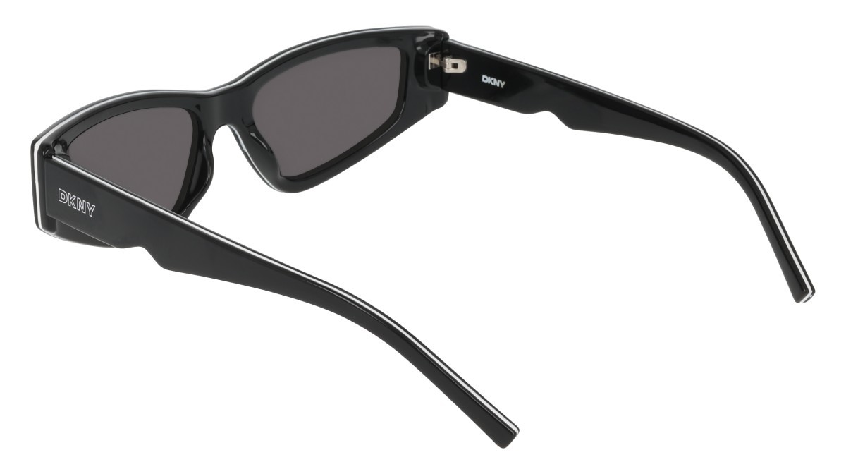 Occhiali da sole Dkny DK560S (001) colore black forma cat eye lenti solid smoke