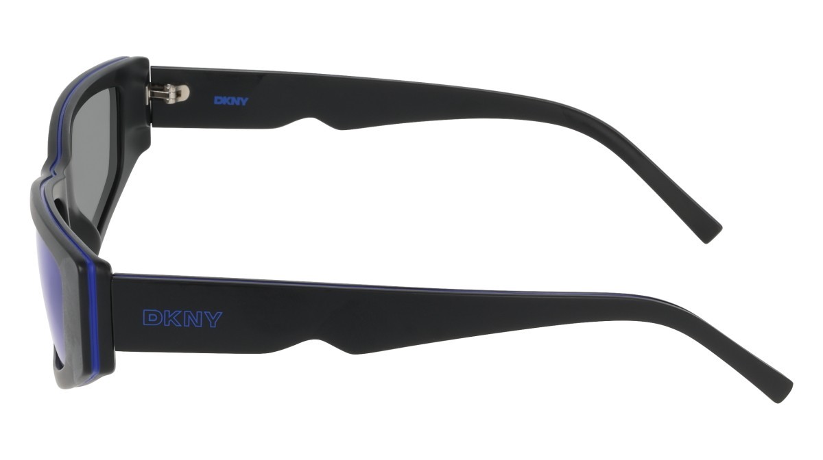 Sunglasses Dkny DK560S (004) color black/blue mirror shape cat eye lenses blue mirror