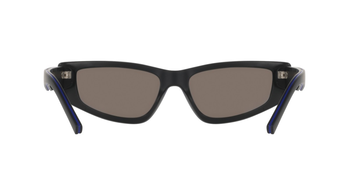 Sunglasses Dkny DK560S (004) color black/blue mirror shape cat eye lenses blue mirror