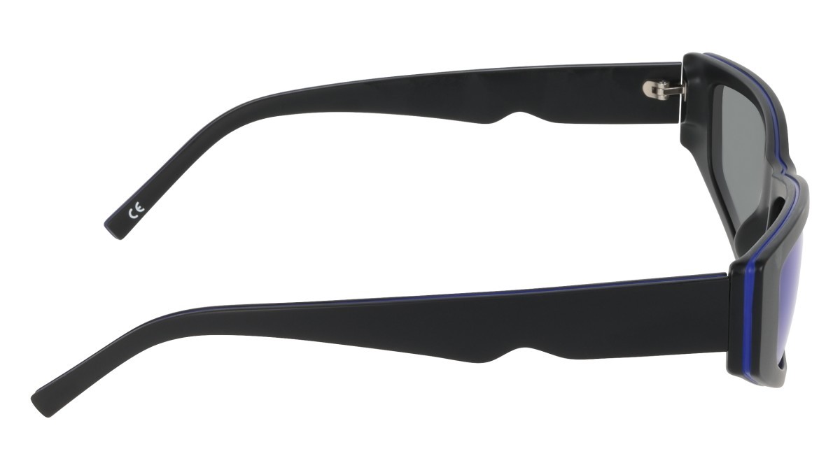 Sunglasses Dkny DK560S (004) color black/blue mirror shape cat eye lenses blue mirror