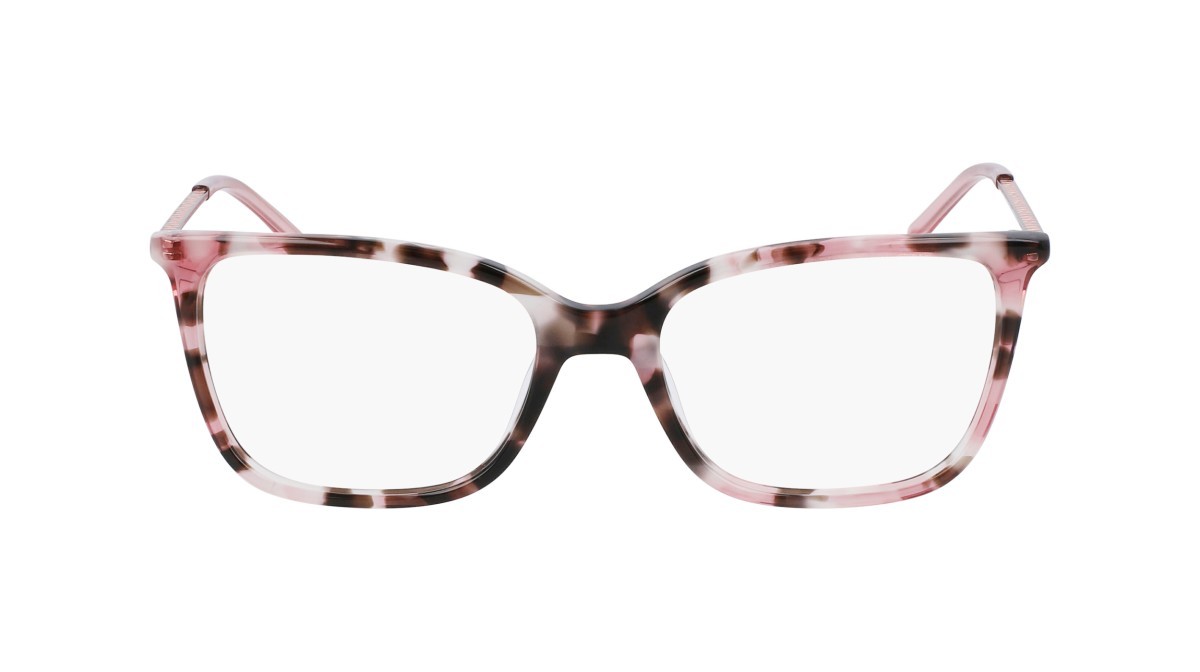Brillen Dkny DK7008 (265) farbe pink tortoise form pantos 