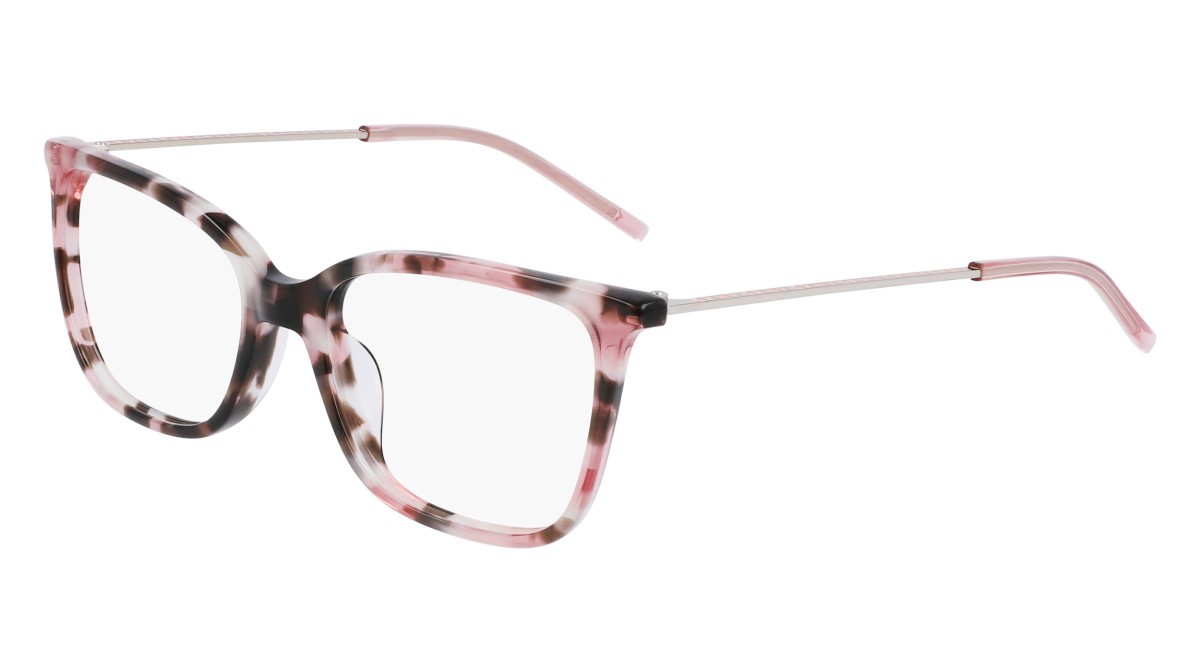 Brillen Dkny DK7008 (265) farbe pink tortoise form pantos 