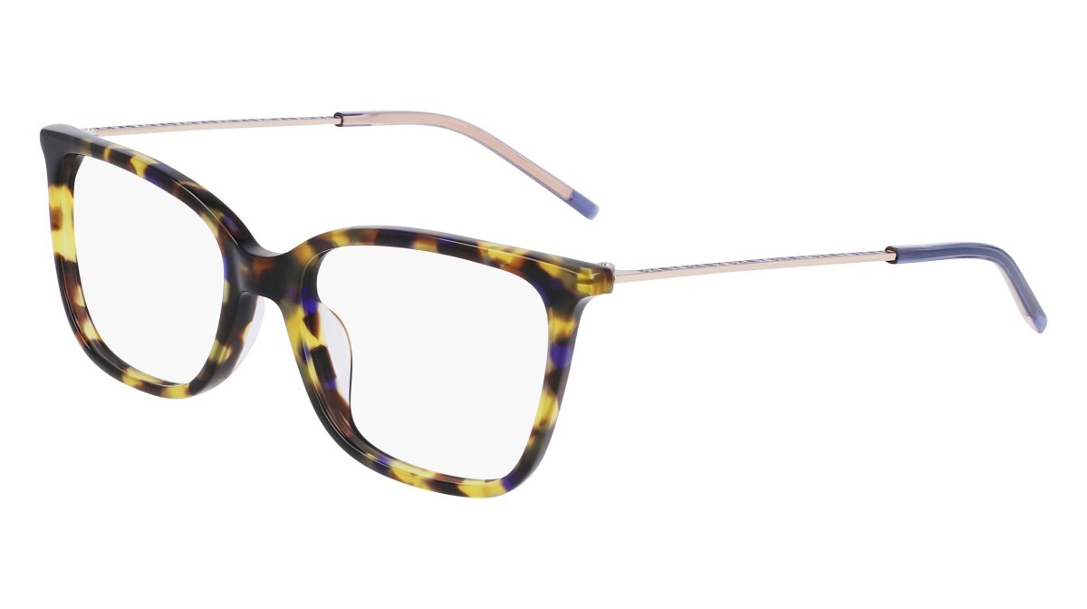Brillen Dkny DK7008 (282) farbe tokyo/cobalt tortoise form pantos 