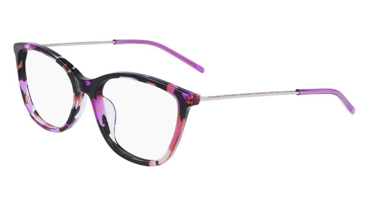 Brillen Dkny DK7009 (261) farbe purple tortoise form cat-eye 