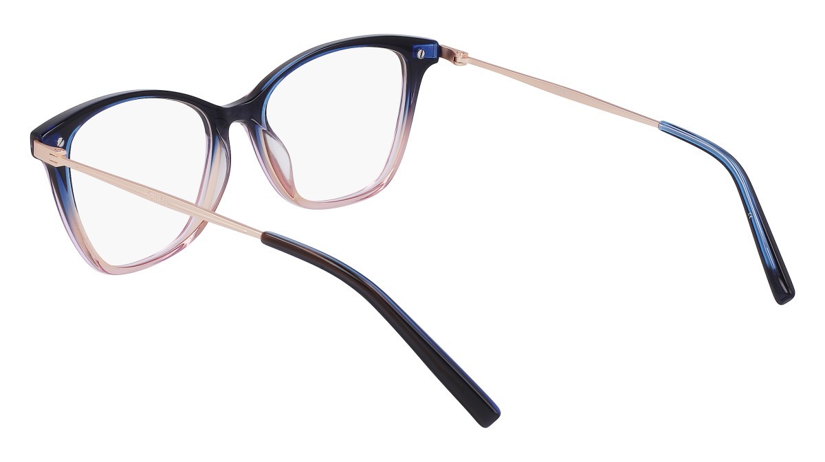 Occhiali da vista Dkny DK7010 (480) colore crystal navy/peach gradient forma cat eye 