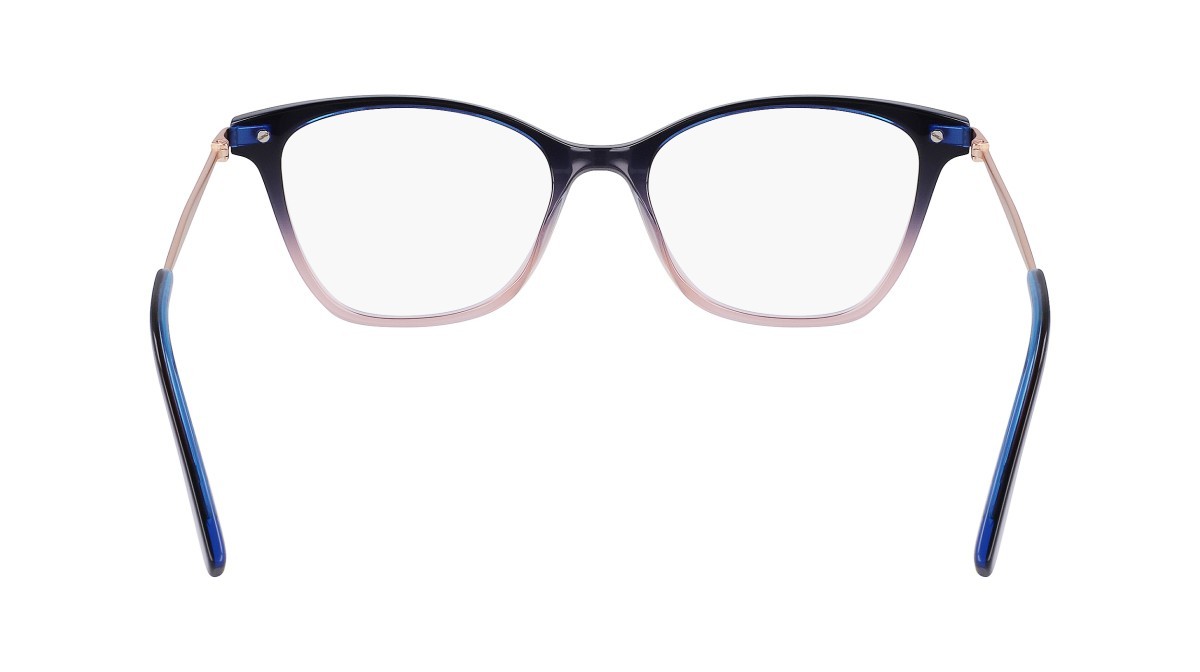 Occhiali da vista Dkny DK7010 (480) colore crystal navy/peach gradient forma cat eye 