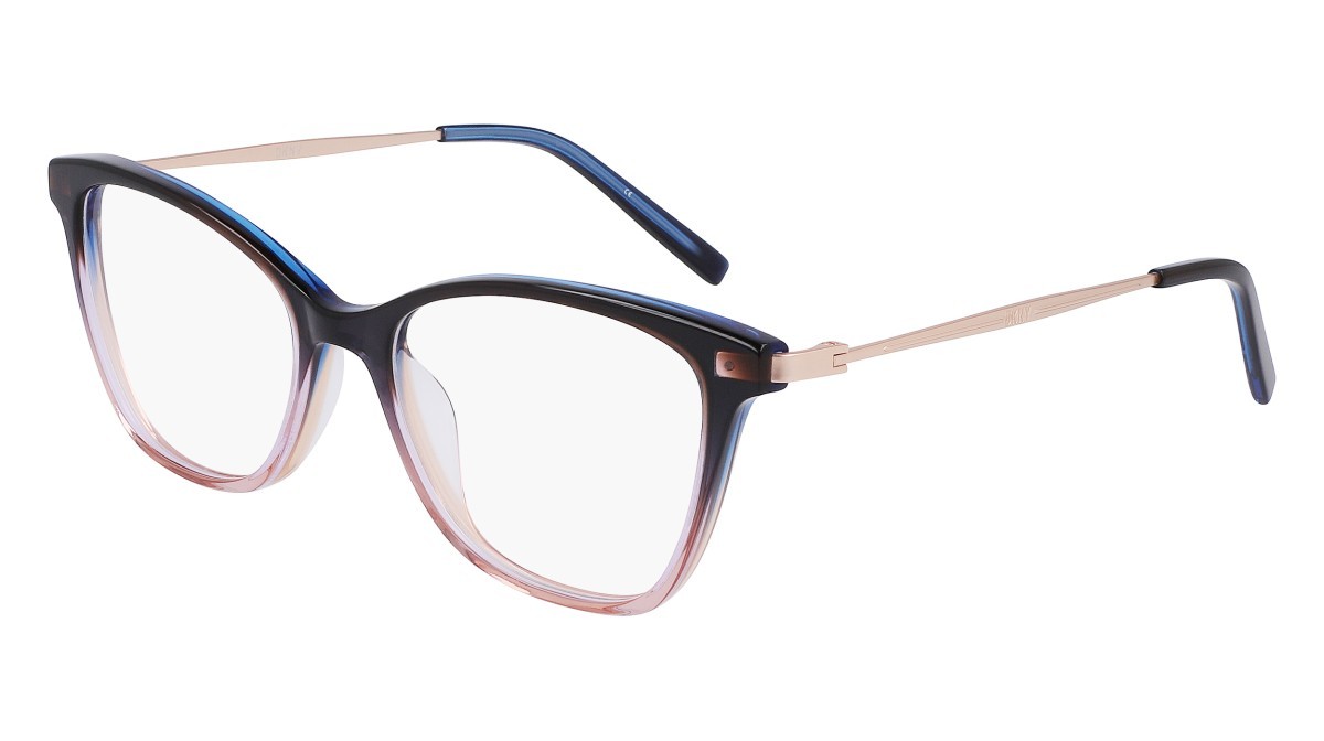 Occhiali da vista Dkny DK7010 (480) colore crystal navy/peach gradient forma cat eye 
