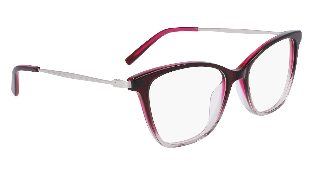 Eyeglasses Dkny DK7010 (510) color crystal plum/smoke gradient shape cat eye 