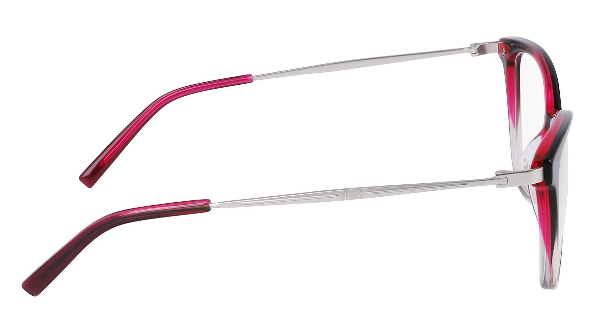 Eyeglasses Dkny DK7010 (510) color crystal plum/smoke gradient shape cat eye 