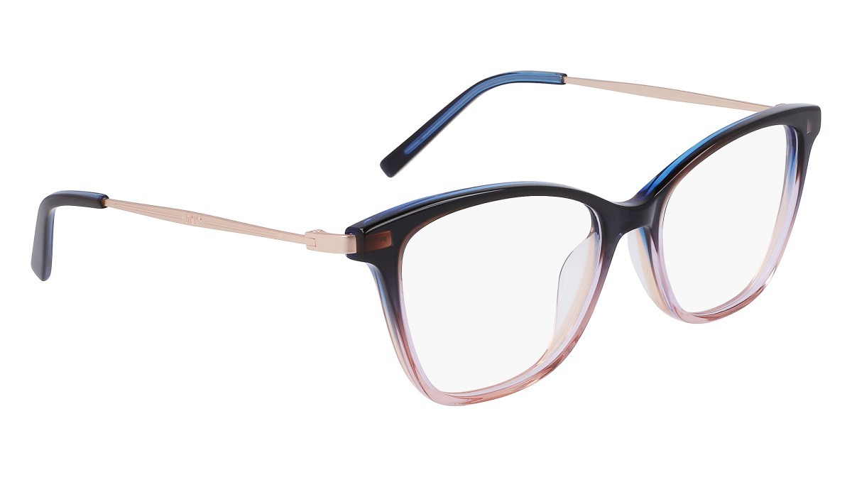 Eyeglasses Dkny DK7010 N (480) color crystal navy/peach gradient shape cat eye 