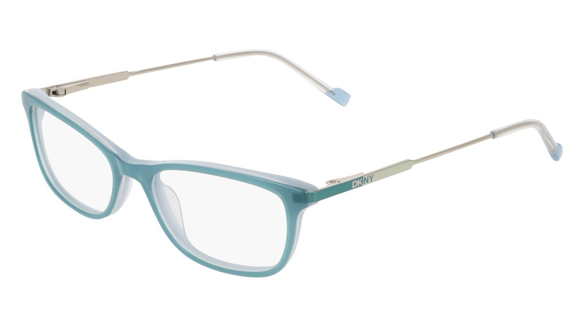 Eyeglasses Dkny DK7015 (430) color turqoise shape rectangle 