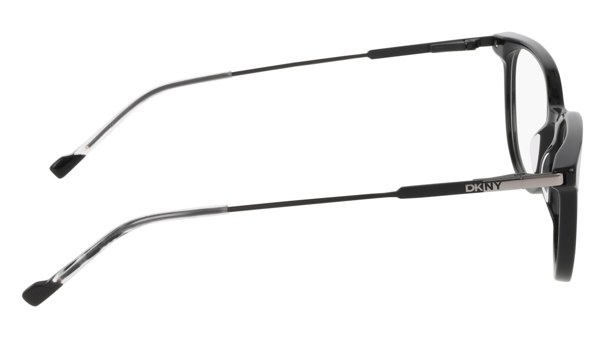 Eyeglasses Dkny DK7017 (001) color black shape round 