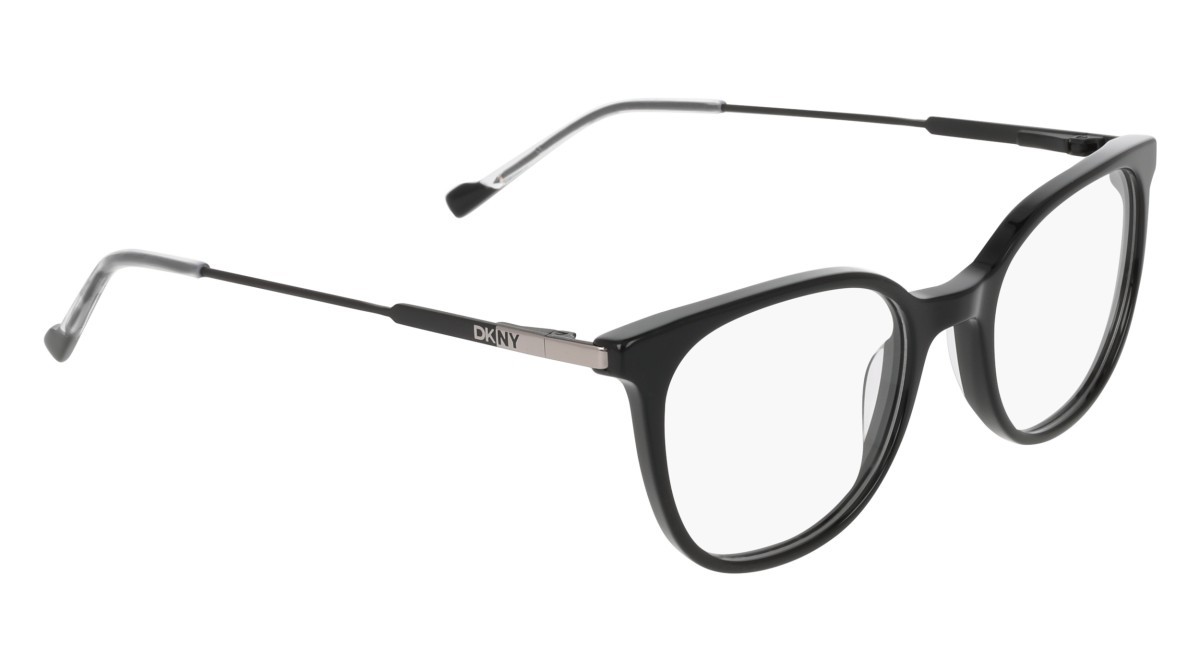 Eyeglasses Dkny DK7017 (001) color black shape round 
