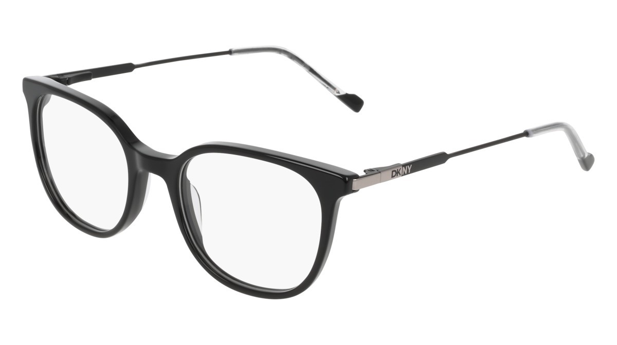 Eyeglasses Dkny DK7017 (001) color black shape round 