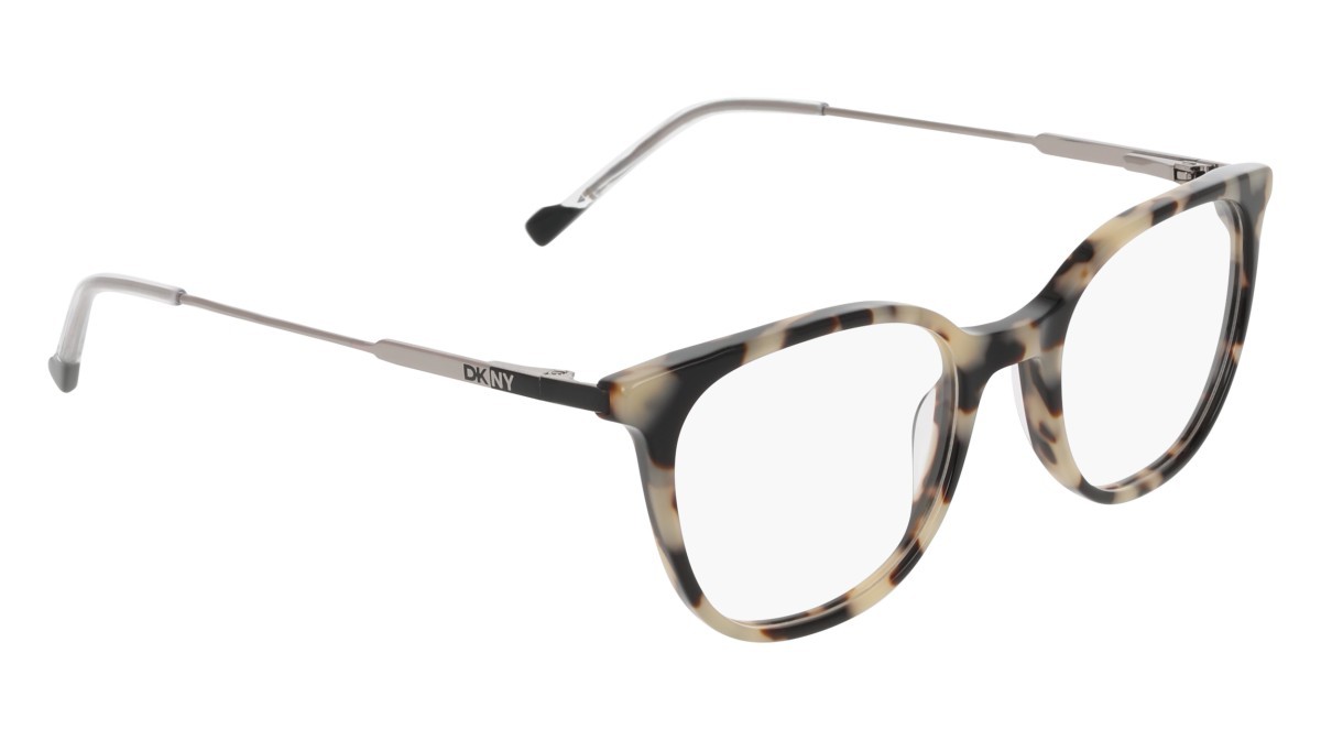 Eyeglasses Dkny DK7017 (121) color bone tortoise shape round 