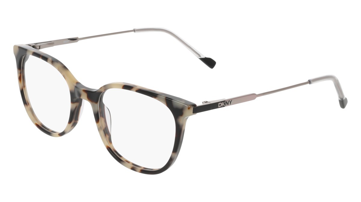 Eyeglasses Dkny DK7017 (121) color bone tortoise shape round 