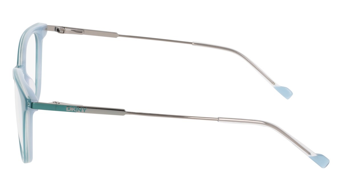 Eyeglasses Dkny DK7017 (430) color turquoise shape round 