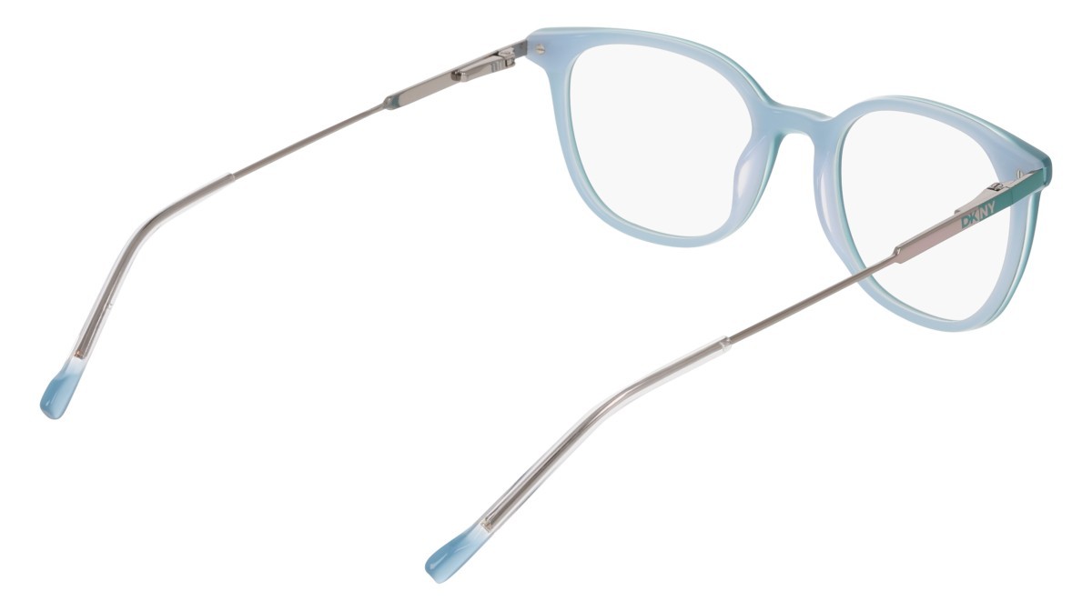 Eyeglasses Dkny DK7017 (430) color turquoise shape round 